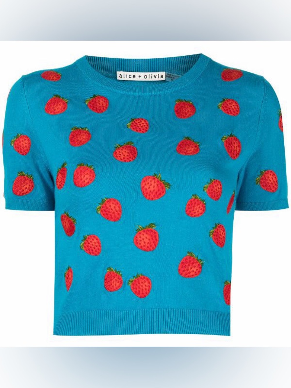 Alice + Olivia strawberry top
